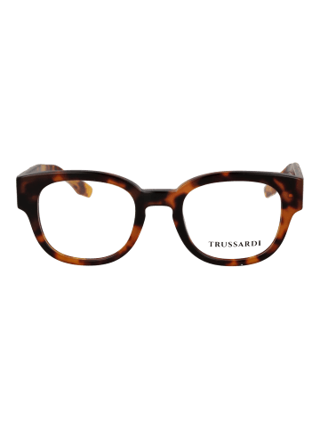 Trussardi Unisex Optische Fassungen Quadratisch Havanna