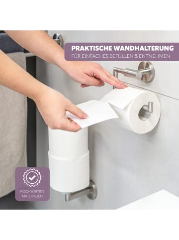 bremermann Badezimmer Zubehör-Set PIAZZA 2tlg. ca. 14,5 x 35 x 11,5 cm (B/H/T)