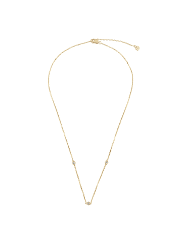 Glanzstücke München Kette aus Sterling Silber mit Topas in gelbgold