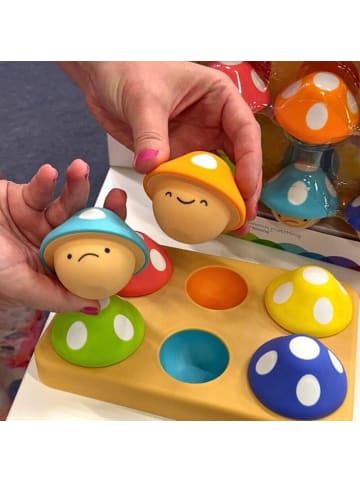 Sassy Schelmische Pilze Sortierspiel für Kinder – Lernspielzeug 12 m+