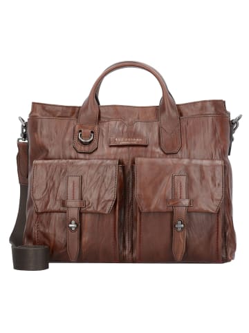 The Bridge Gulliver Aktentasche Leder 40 cm Laptopfach in marrone tb rut.sc.opaco