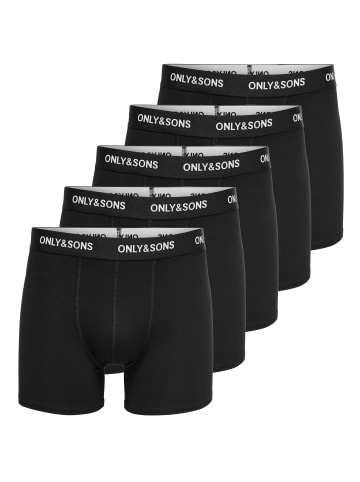 ONLY & SONS 5er-Pack Shorts in Black 2