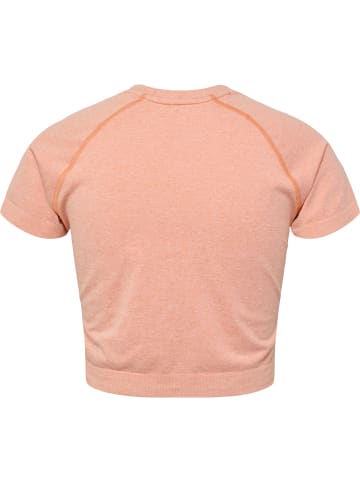 Hummel Hummel T-Shirt Hmlci Yoga Damen Atmungsaktiv Schnelltrocknend Nahtlosen in CANYON SUNSET MELANGE
