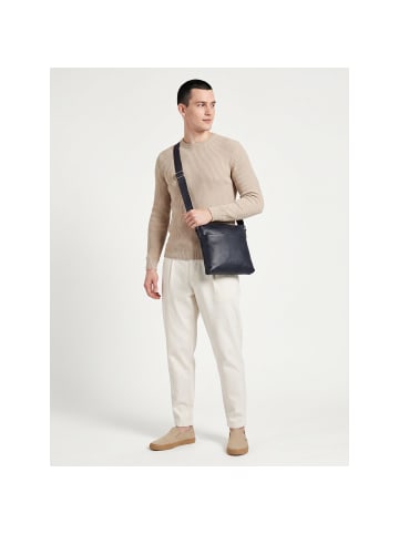 Jost Lysa Umhängetasche Leder 25 cm navy