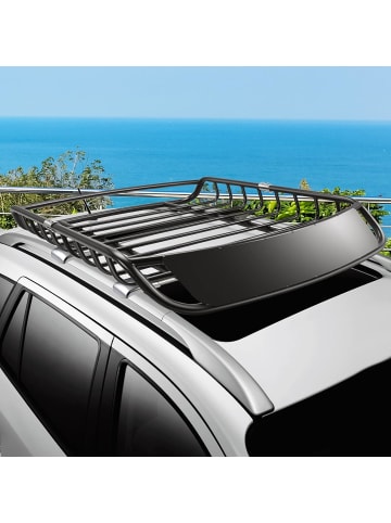 COSTWAY Universal Dachkorb bis zu 110 kg in Schwarz