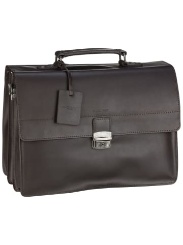 Burkely Aktentasche Vintage Dean in Dark Brown