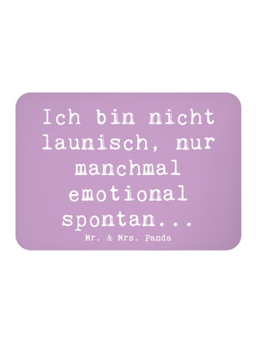Mr. & Mrs. Panda Kühlschrankmagnet Spruch Emotionen ausdrücken m... in Lavendeltraum