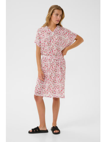 Kaffe Kurzarm-Bluse KAmaja Regular fit in Chalk W. Pink Petit Flower