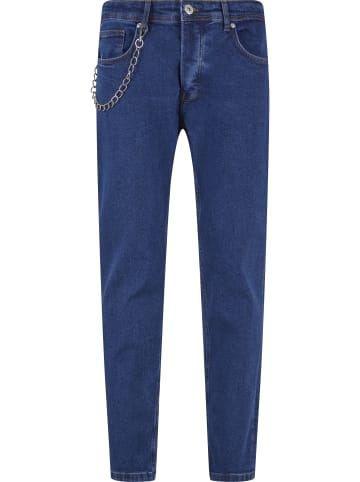 2Y Premium Tapered Jeans in blue