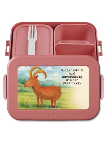 Mr. & Mrs. Panda MEPAL Bentobox Sternzeichen Steinbock Design mi... in Rot Pastell