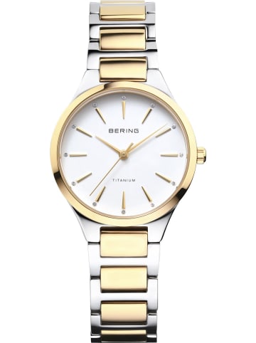 Bering Uhr in Weiß