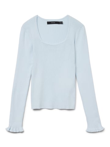 Vero Moda Strickpullover in Ice Water