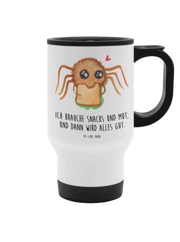 Mr. & Mrs. Panda Thermobecher To Go Spinne Agathe Sandwich mit S... in Weiß