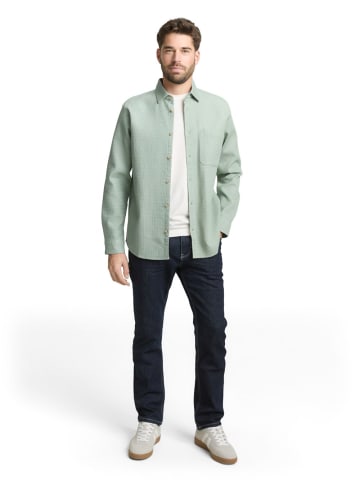 Tom Tailor Hemd LIGHT STRUCTURED SHIRT in Grün