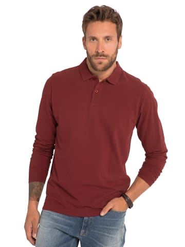 JP1880 Poloshirt in dunkel kirschrot