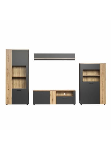 ebuy24 Regal Esteban Eiche 340 x 42 cm