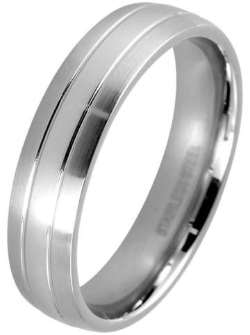 Adeliás Herren Ring aus Edelstahl in silber