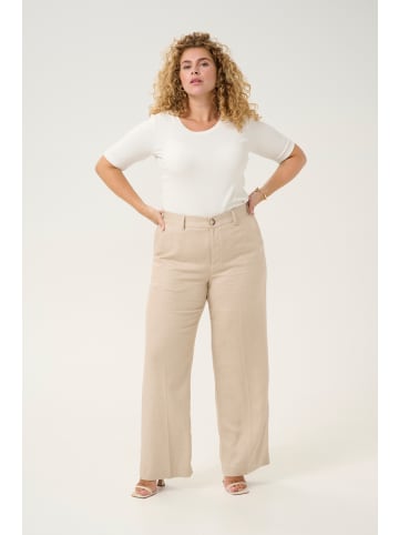 KAFFE curve Pants Suiting KChelena in Feather Gray Melange