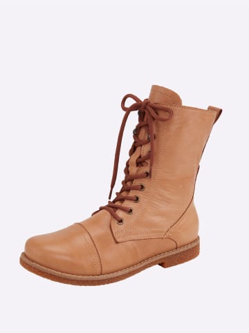 Andrea Conti Schnürstiefelette in camel