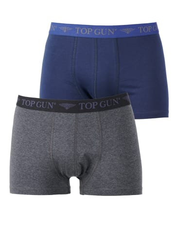 TOP GUN Boxershorts Doppelpack TGUW001 in navy - anthracite