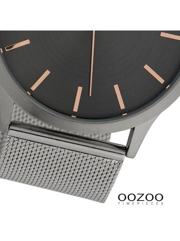 Oozoo Armbanduhr Oozoo Timepieces silber groß (ca. 45mm)