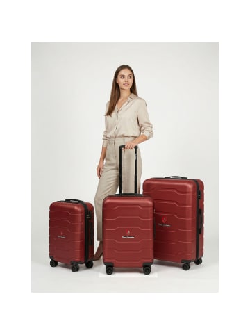 Tonino Lamborghini Bologna 4 Rollen Kofferset 3-teilig dark red