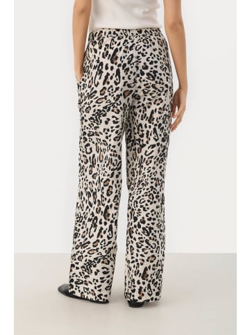 PART TWO Casual Hose TinkePW Easy fit in Nature Leopard Print