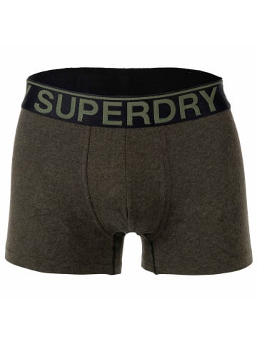 Superdry Boxershort 3er Pack in Schwarz/Grau/Grün