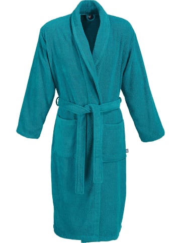 Erwin Müller Frottier Unisex-Bademantel Karlsruhe in petrol