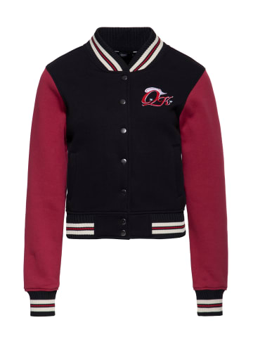Queen Kerosin Queen Kerosin College Sweatjacke Rebel at Heart in bordeaux