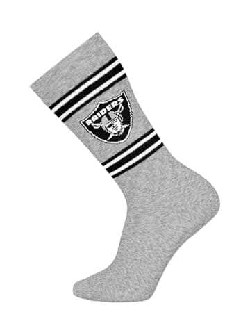 NFL Freizeitsocken Las Vegas Raiders Crew in WHT/MGR/BLK