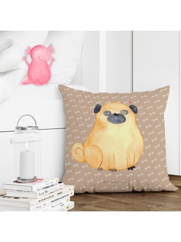 Mr. & Mrs. Panda kissen 40 x 40 Mops ohne Spruch in Hundeglück