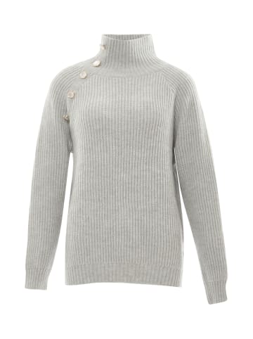 caspio Damen Pullover in HELLGRAU MELANGE