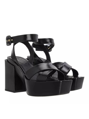 Furla Cross Platform Sandal Nero in black