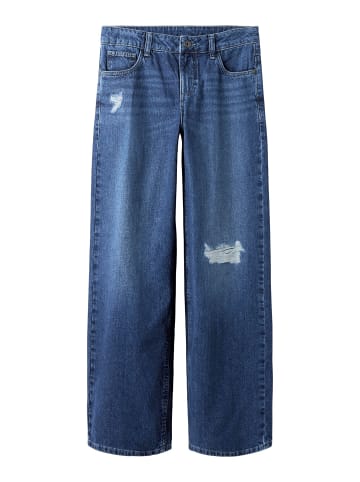 TWO SOON Wide Fit Jeans in Medium Blue Denim