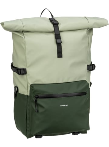 SANDQVIST Rucksack / Backpack Ruben 2.0 Rolltop in Multi Green