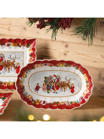 Villeroy & Boch Schale Santa und Kinder Toy's Fantasy in 30 x 20 cm in bunt