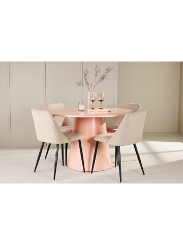 ebuy24 Essgruppe Lanzo Peach 120 x 120 cm