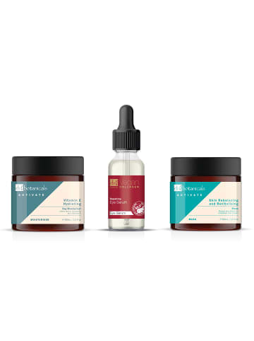Dr Botanicals Revitalisierende Maske+Vitamin E Feuchtigkeitscreme+Kollagen Augenserum