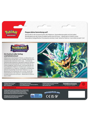 Pokémon Knattatox | 3 Booster-Packs | Pokemon Karmesin & Purpur Karten deutsch