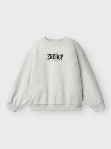 name it Sweatshirt in Light Grey Melange
