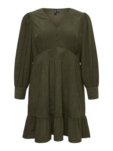 Vero Moda Kleid mit Schößchen in Forest Night