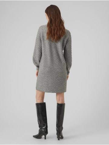 Vero Moda Strickkleid in Medium Grey Melange