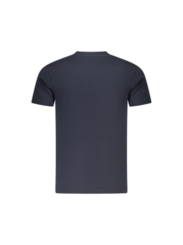 cavalli CLASS Blaues Baumwoll-T-Shirt