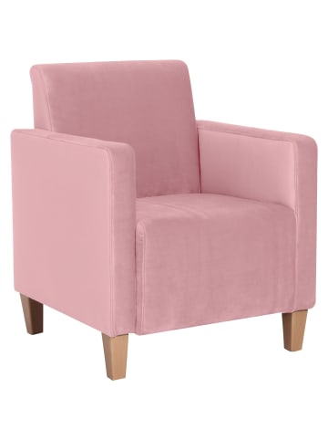 others SESSEL Karol Bezug Samtvelours Buche natur / rosé