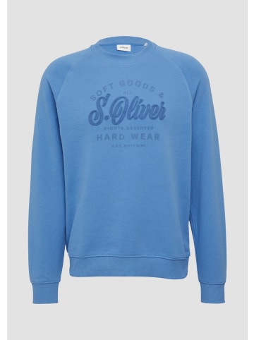 s.Oliver Sweatshirt in 55D1_royalblau