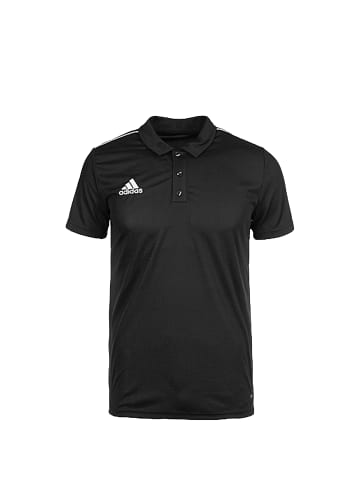 adidas Performance Poloshirt Core 18 in schwarz / weiß