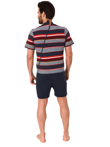 NORMANN Pflegeoverall kurzarm Reissverschluss - 62740 in Rot