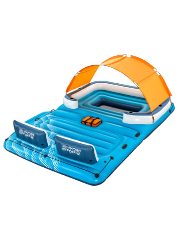 Bestway Badeinsel Hydro Force Tropical Breeze 389x274cm in mehrfarbig