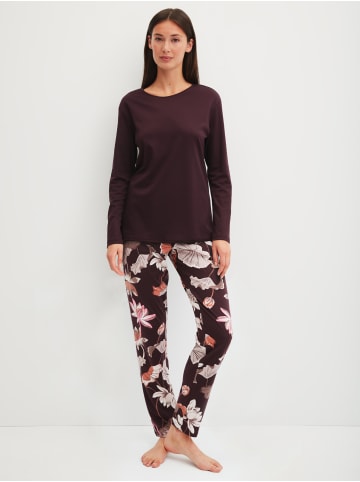 Calida Pyjama in black cherry
